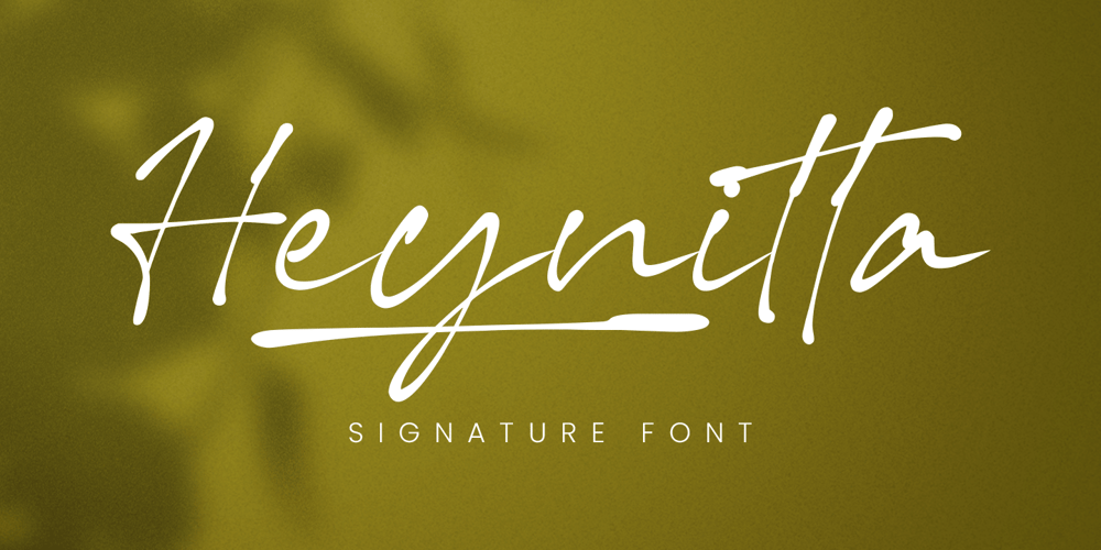 Heynitta font