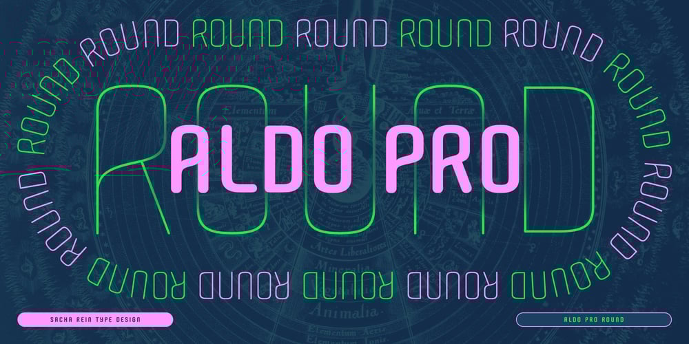 Aldo Pro Round font