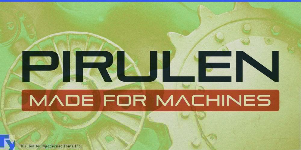 Pirulen font