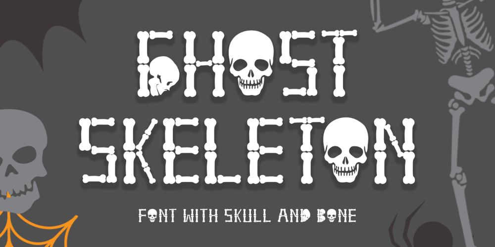 Ghost Skeleton font