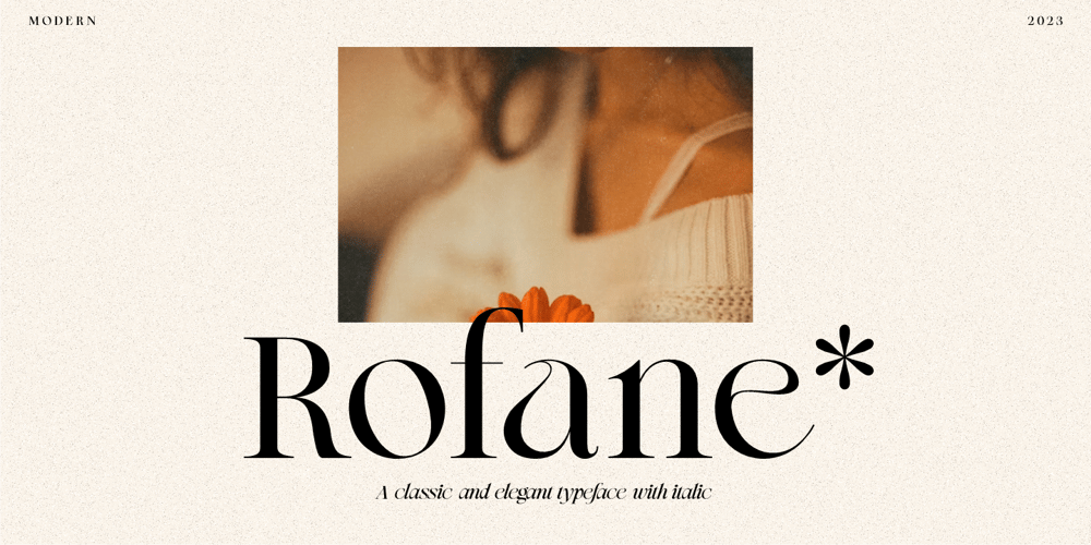 Rofane font