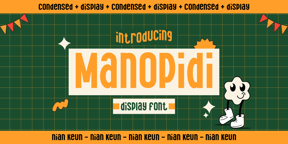 Manopidi font