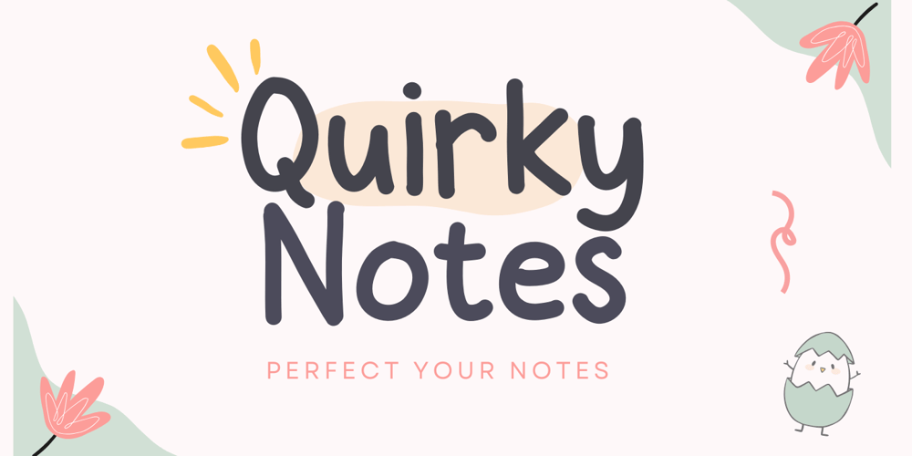 Quirky Notes font