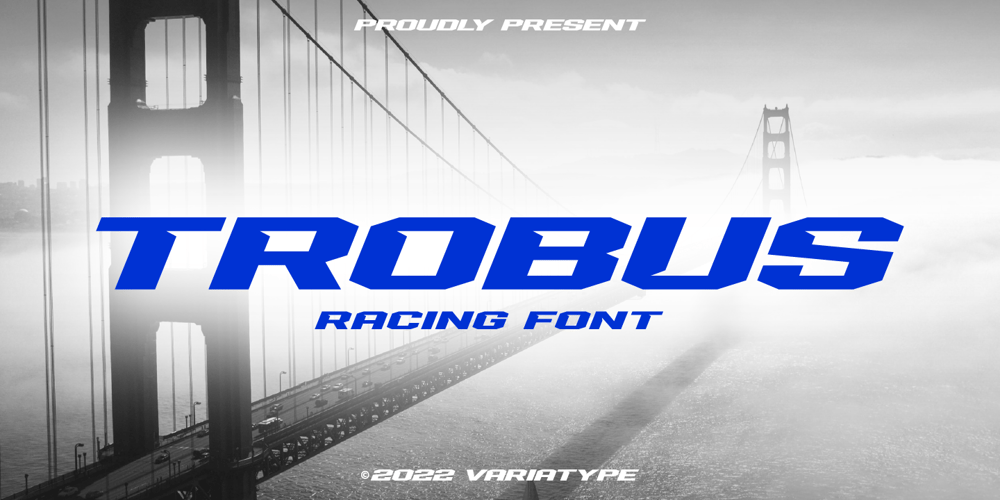 Trobus font