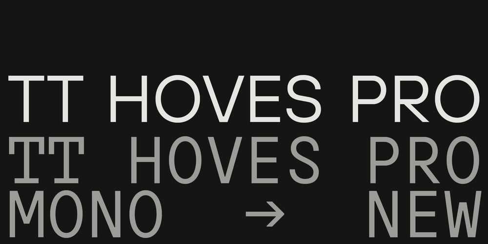 TT Hoves Pro font