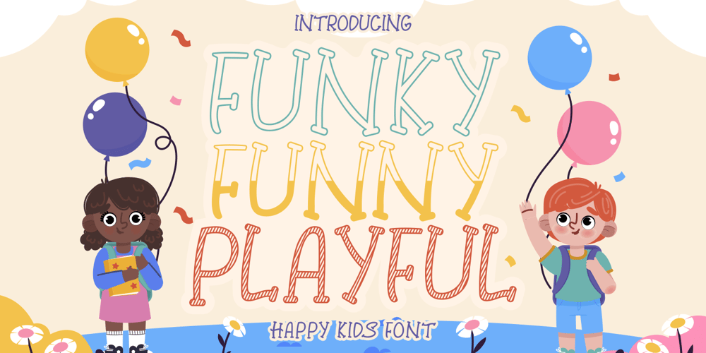 Funky Funny Playful font