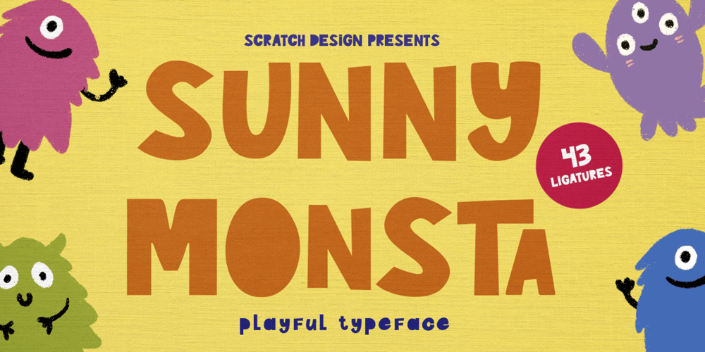 Sunny Monsta font