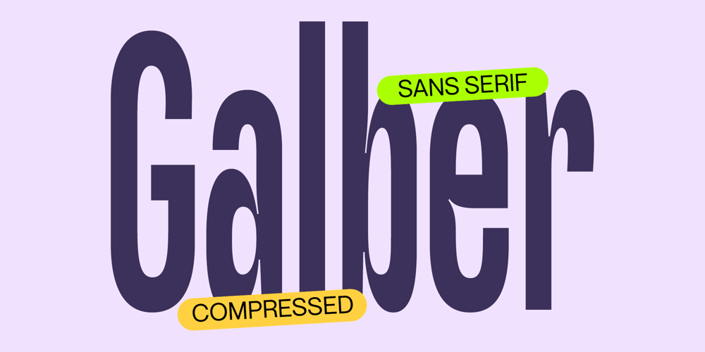 Galber font