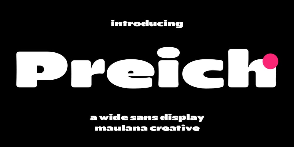 Preich font