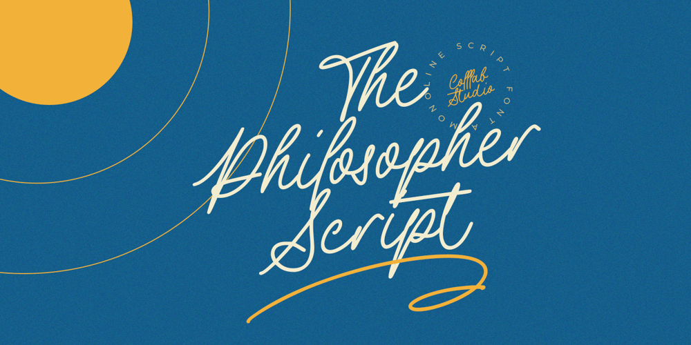 The Philosopher Script font