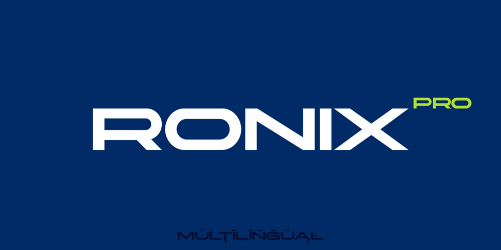 Ronix font