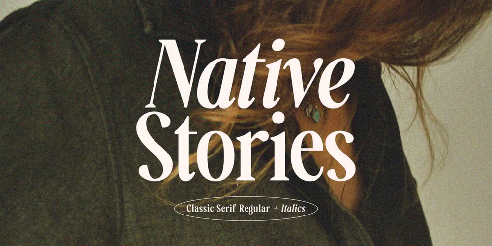 Native Stories font