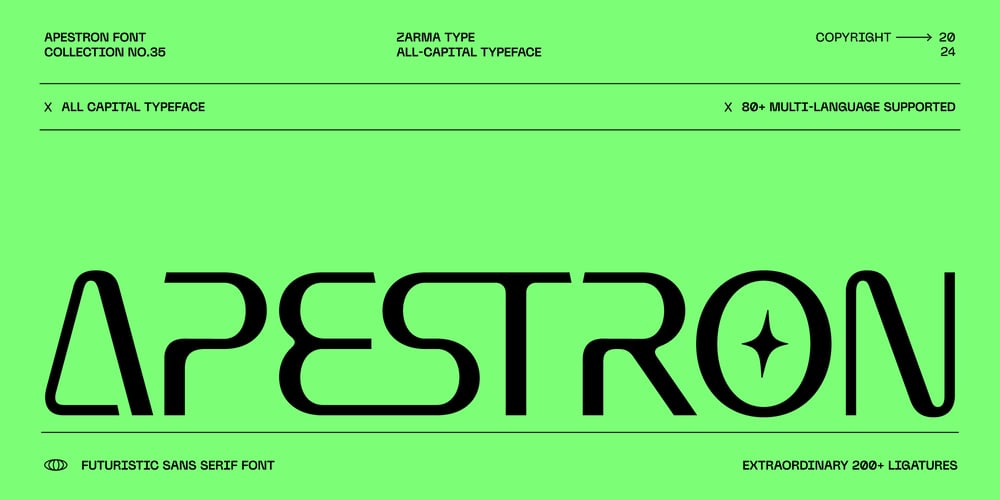 Apestron font