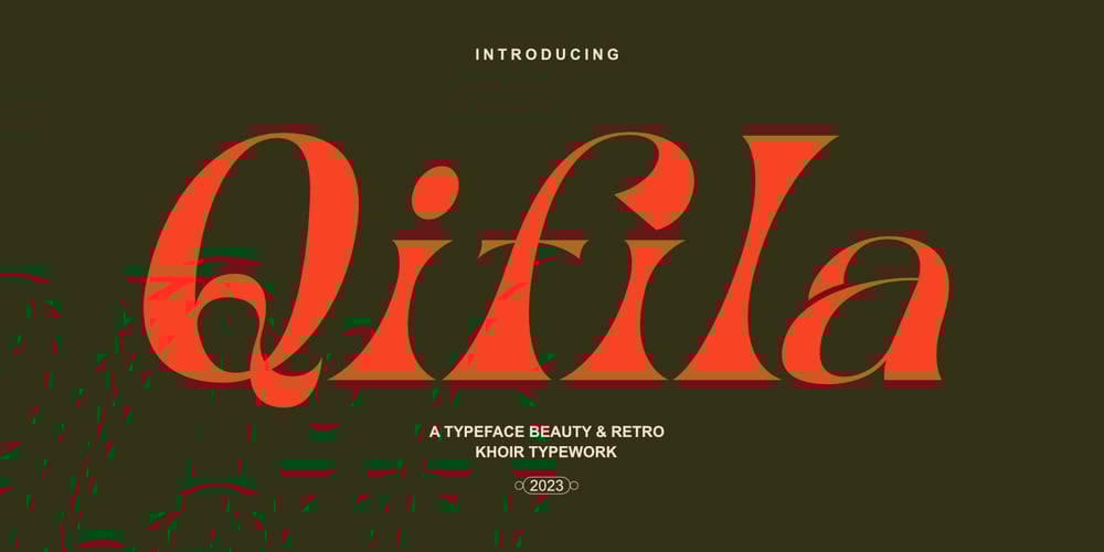 Qifila font