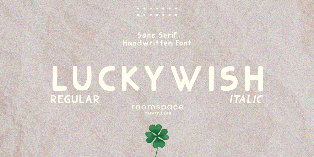 Luckywish font