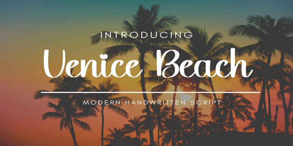 Venice beach font