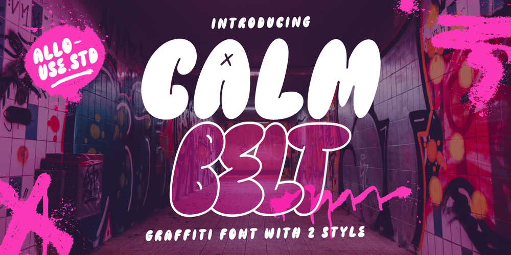 Calmbelt font