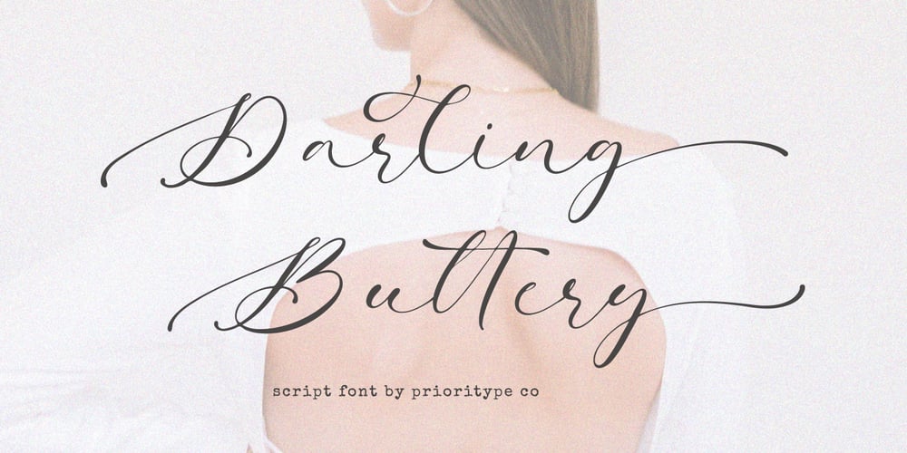 Darling Buttery font