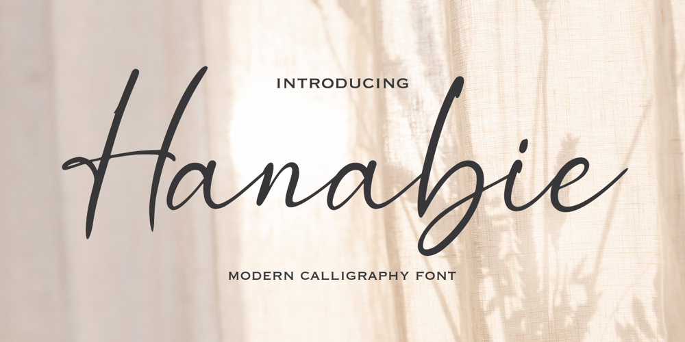 Hanabie font