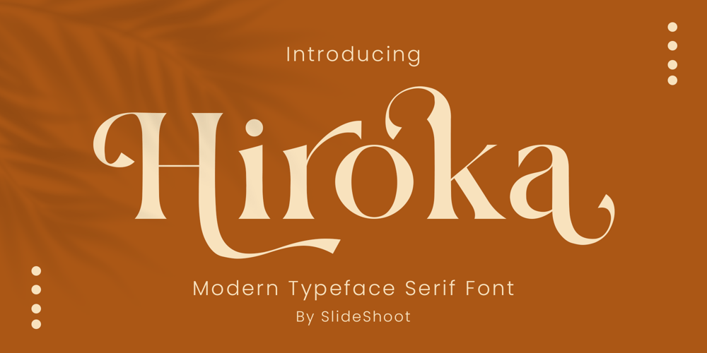 Hiroka font