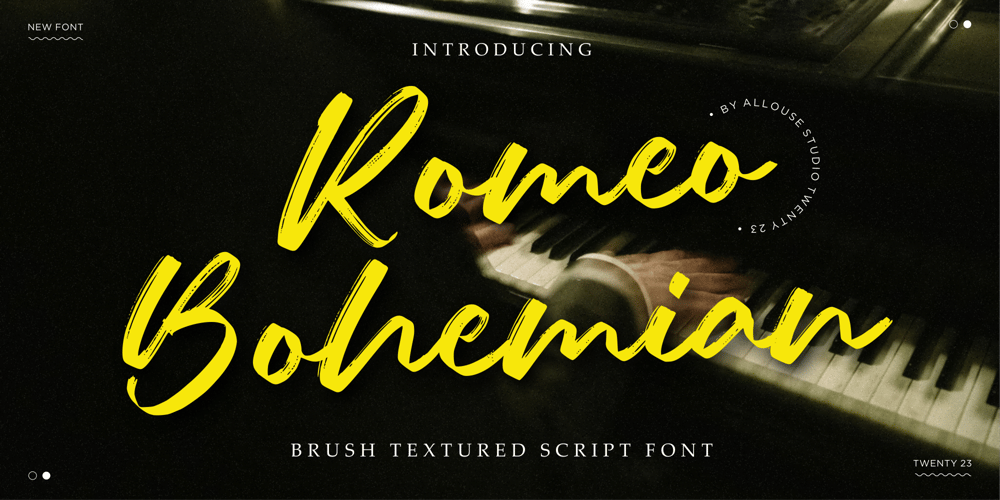 Romeo Bohemian font