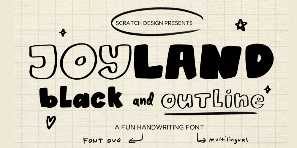 Joyland font