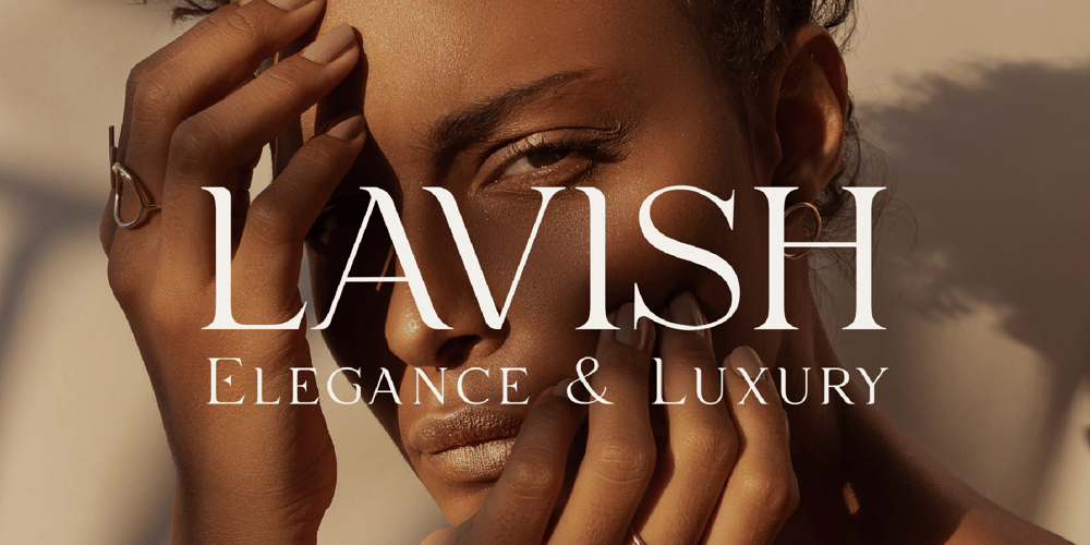 Lavish font