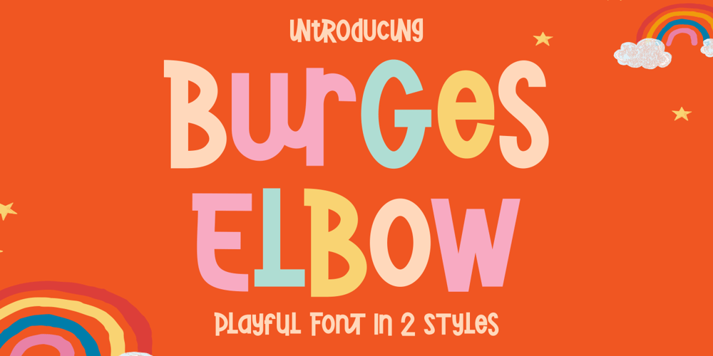 Burger Elbow font
