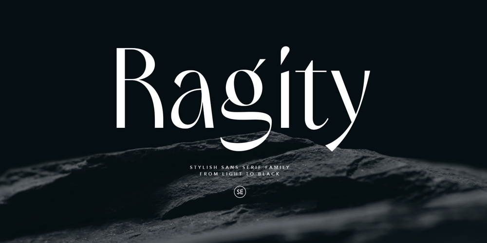 Ragity font