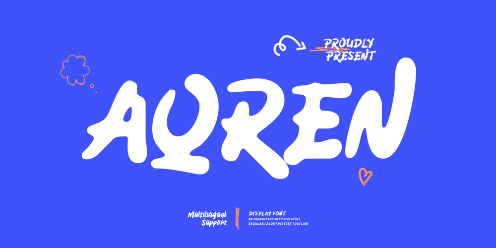 Aqren font