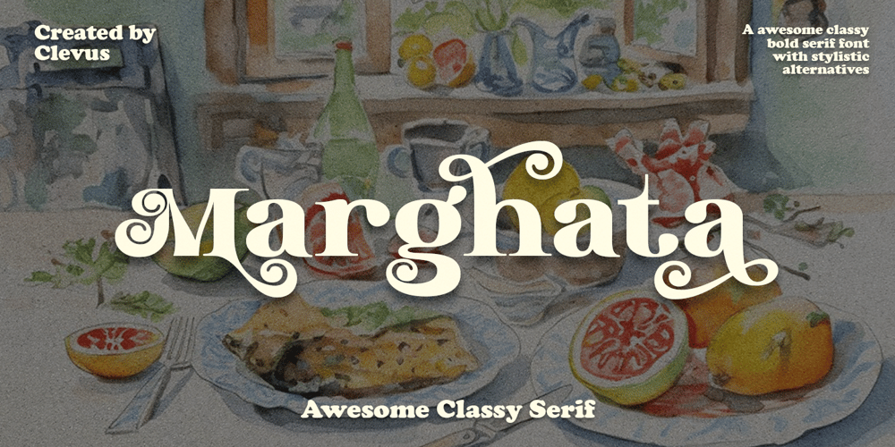 Marghata font