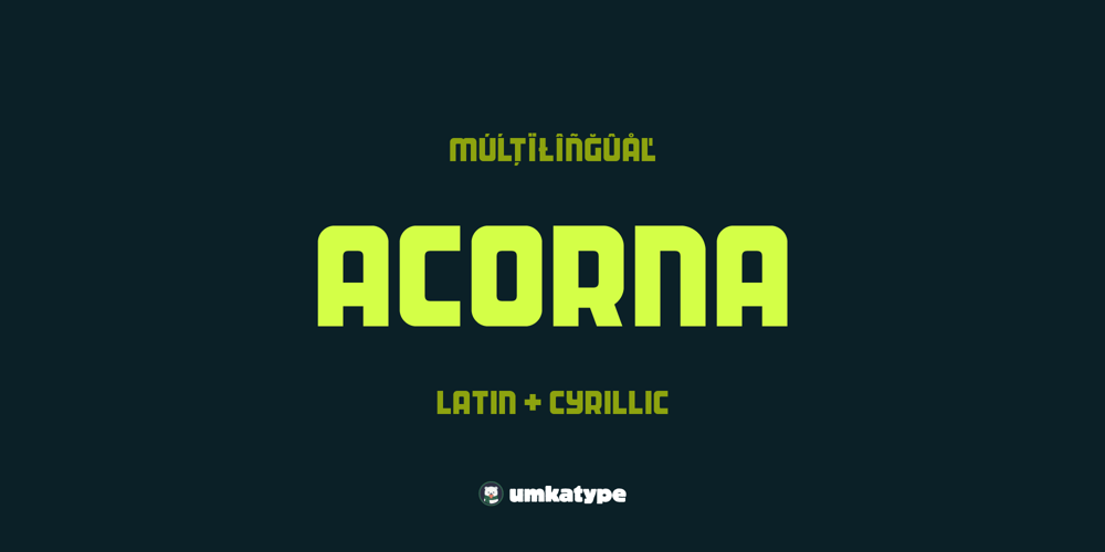 Acorna font