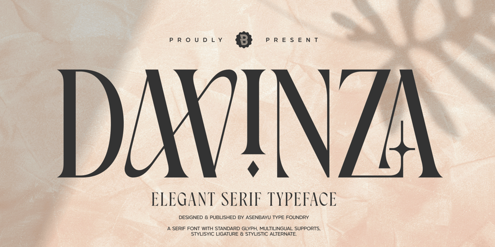 Davinza font