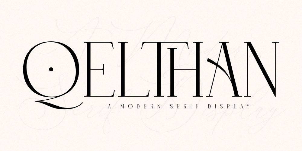 Qelthan font