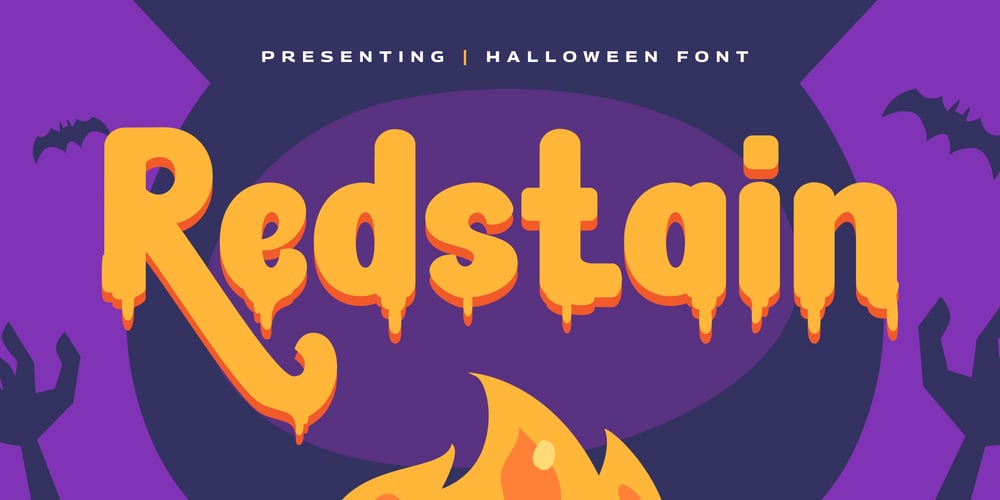 Redstain font