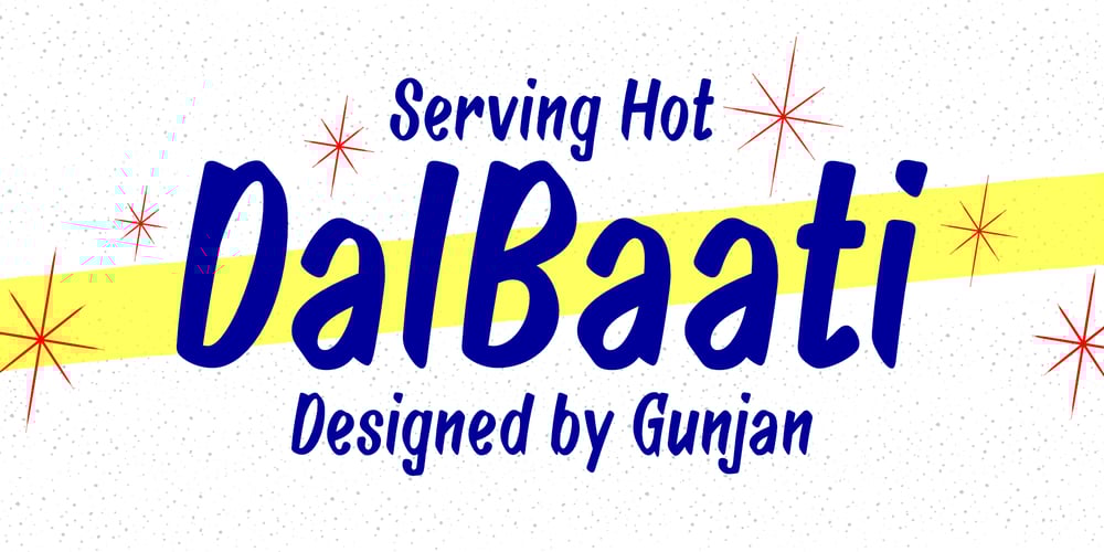 Dal Baati font