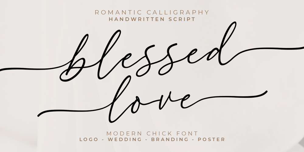 Blessed Love font