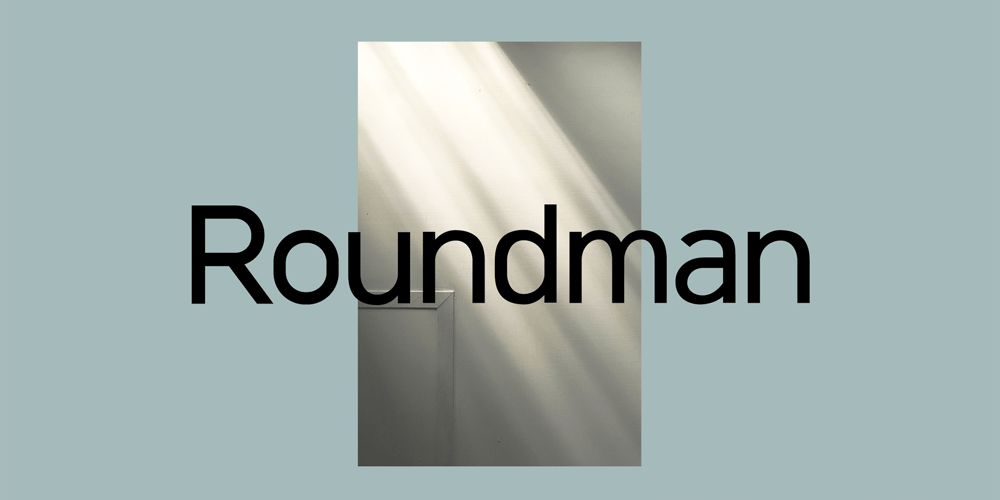 Roundman font