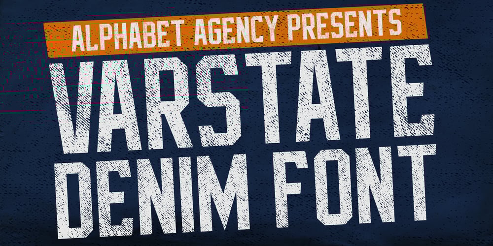 Varstate Denim font