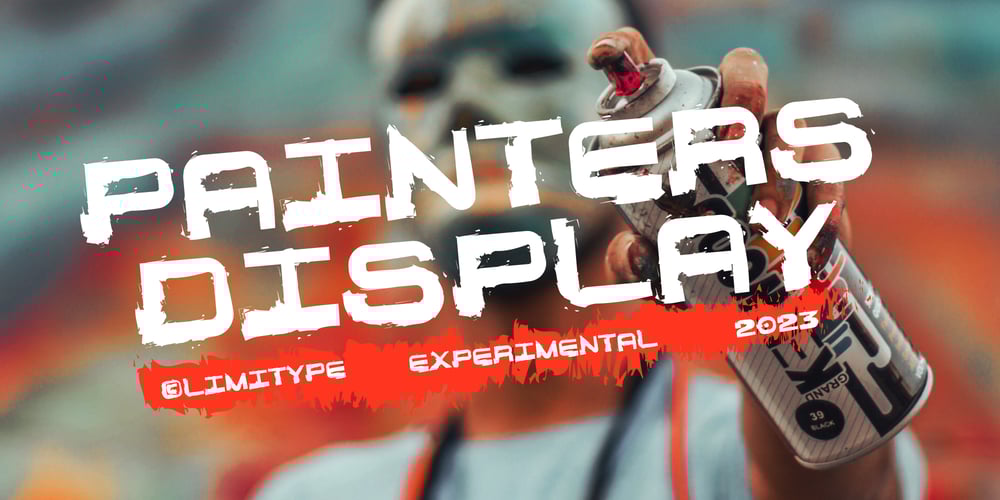 Painters Display font