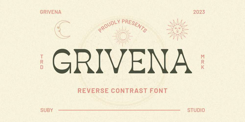 Grivena font
