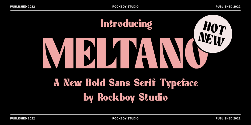 Meltano font