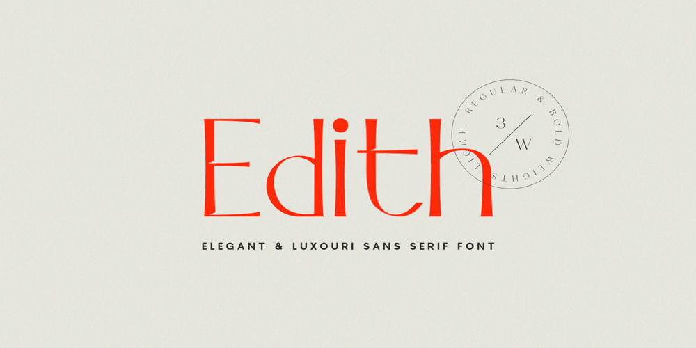 Edith Calamar font