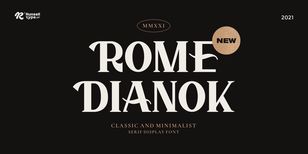 Rome Dianok font