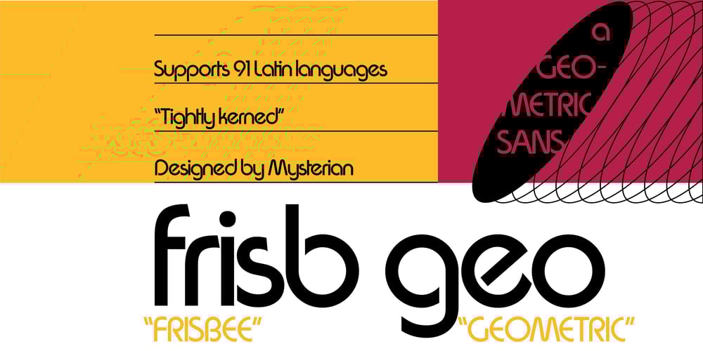 Frisb Geo font
