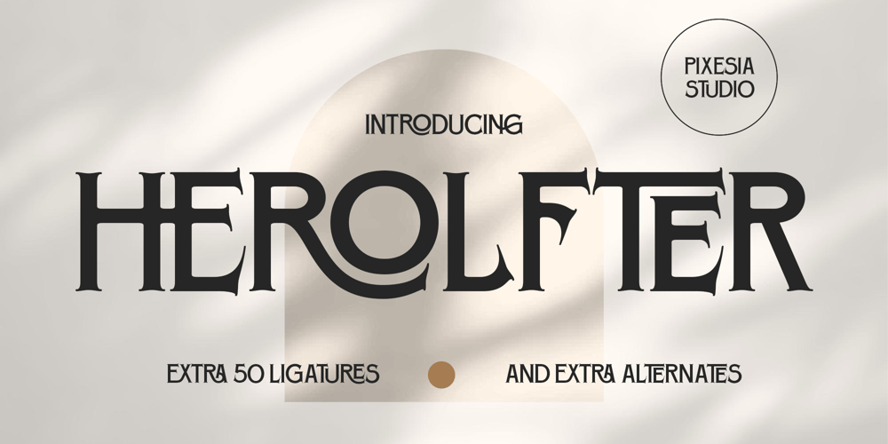 Herolfter font