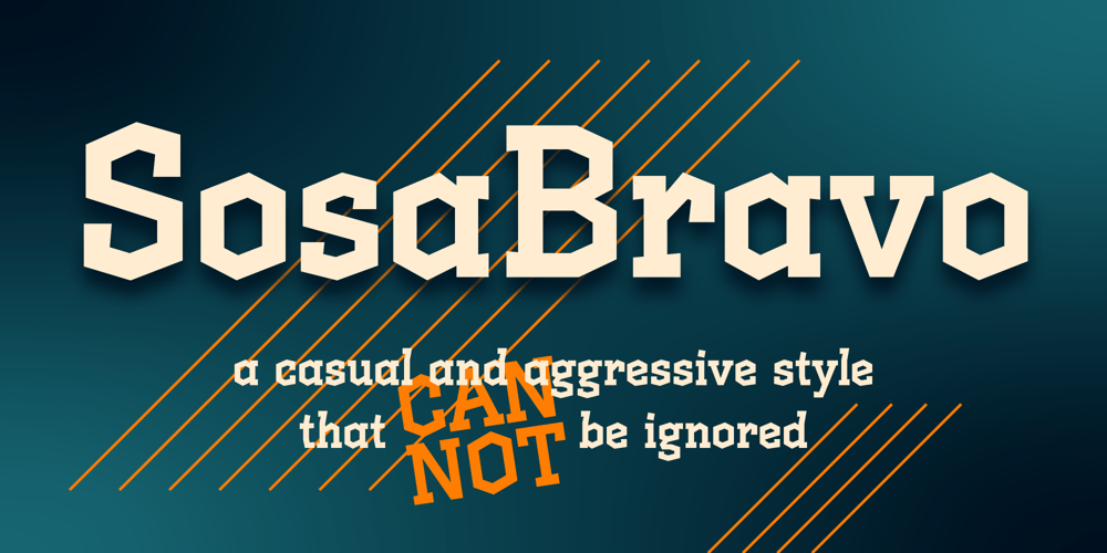 SosaBravo font