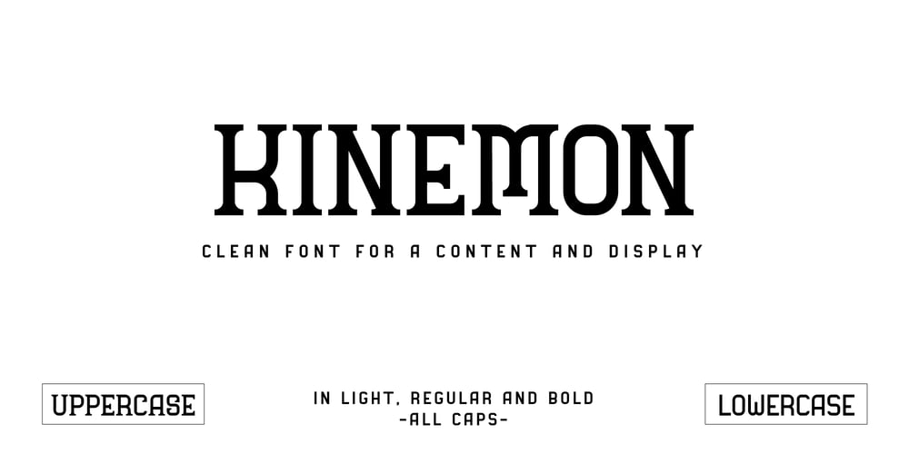 Kinemon font