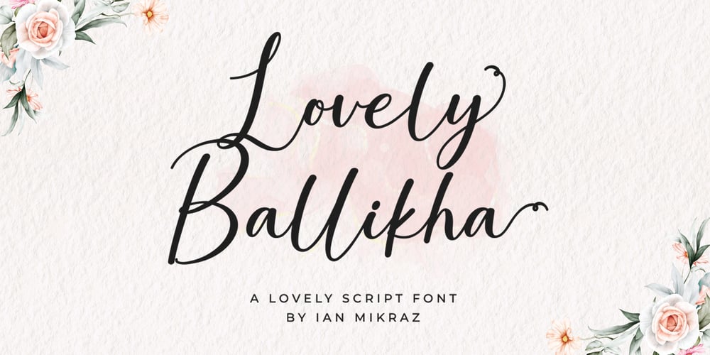 Lovely Ballikha font