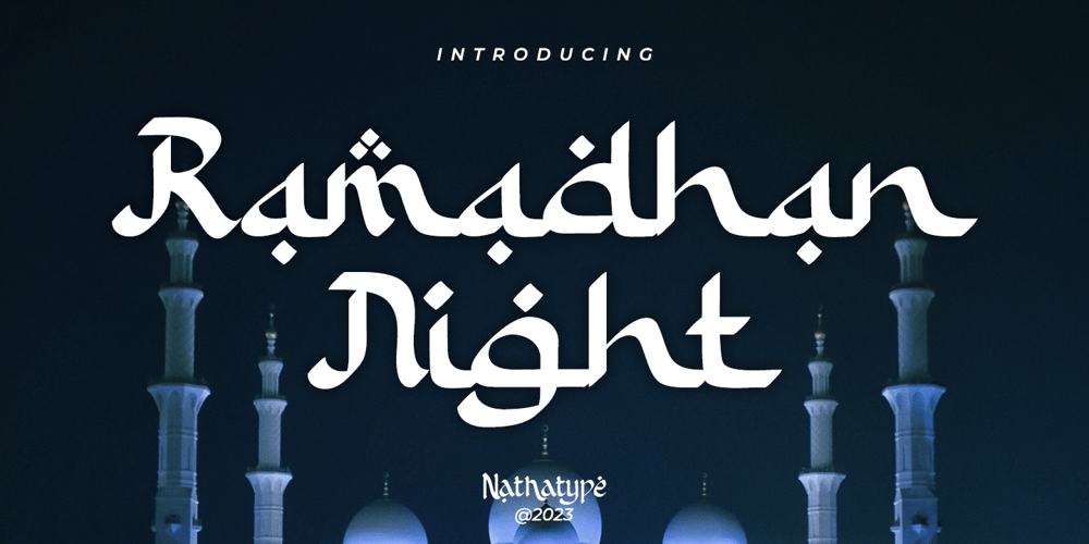 Ramadhan Night font